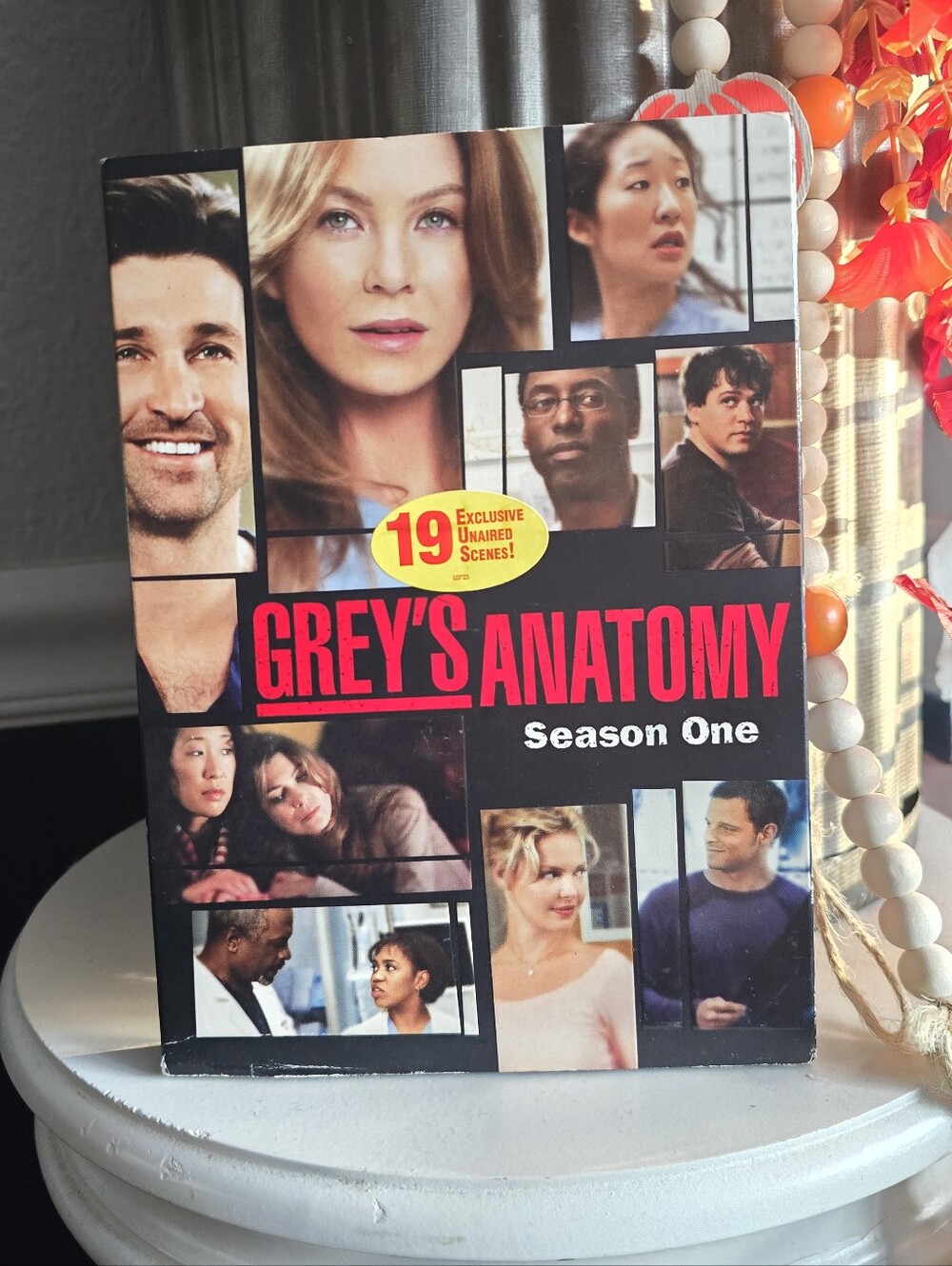 Grey's Anatomy Season One DVD - Black & Pink Cover